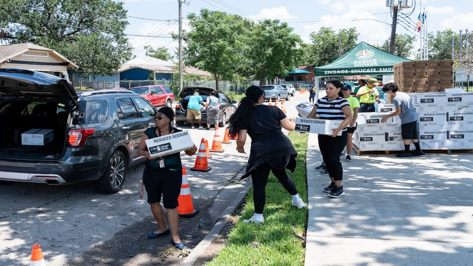 Beryl food distribution